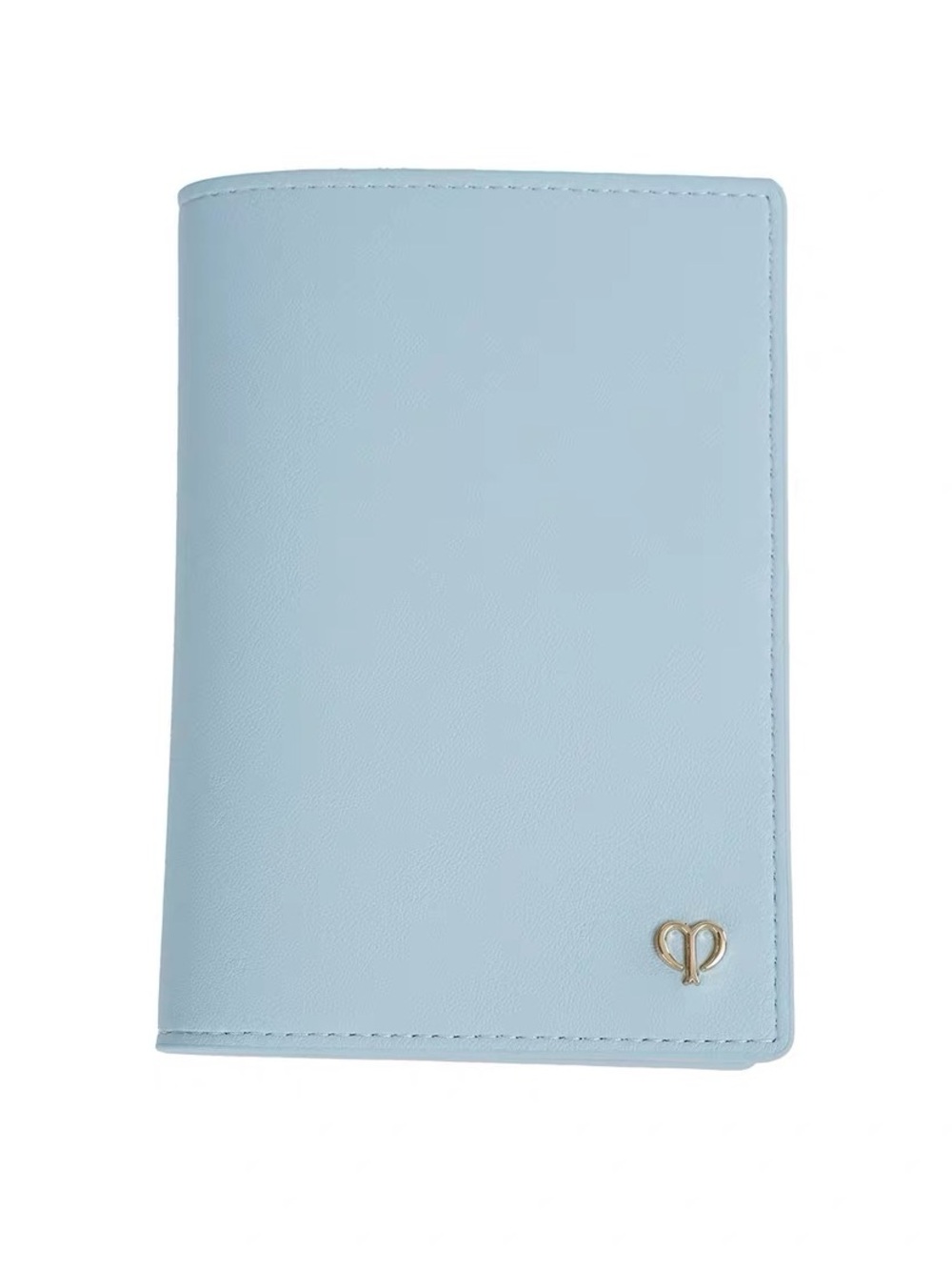 Cle de p peau Light Blue Passport Holder